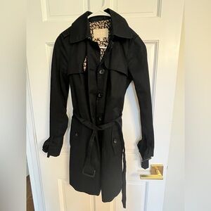 Banana republic Women's Black Trench Coat